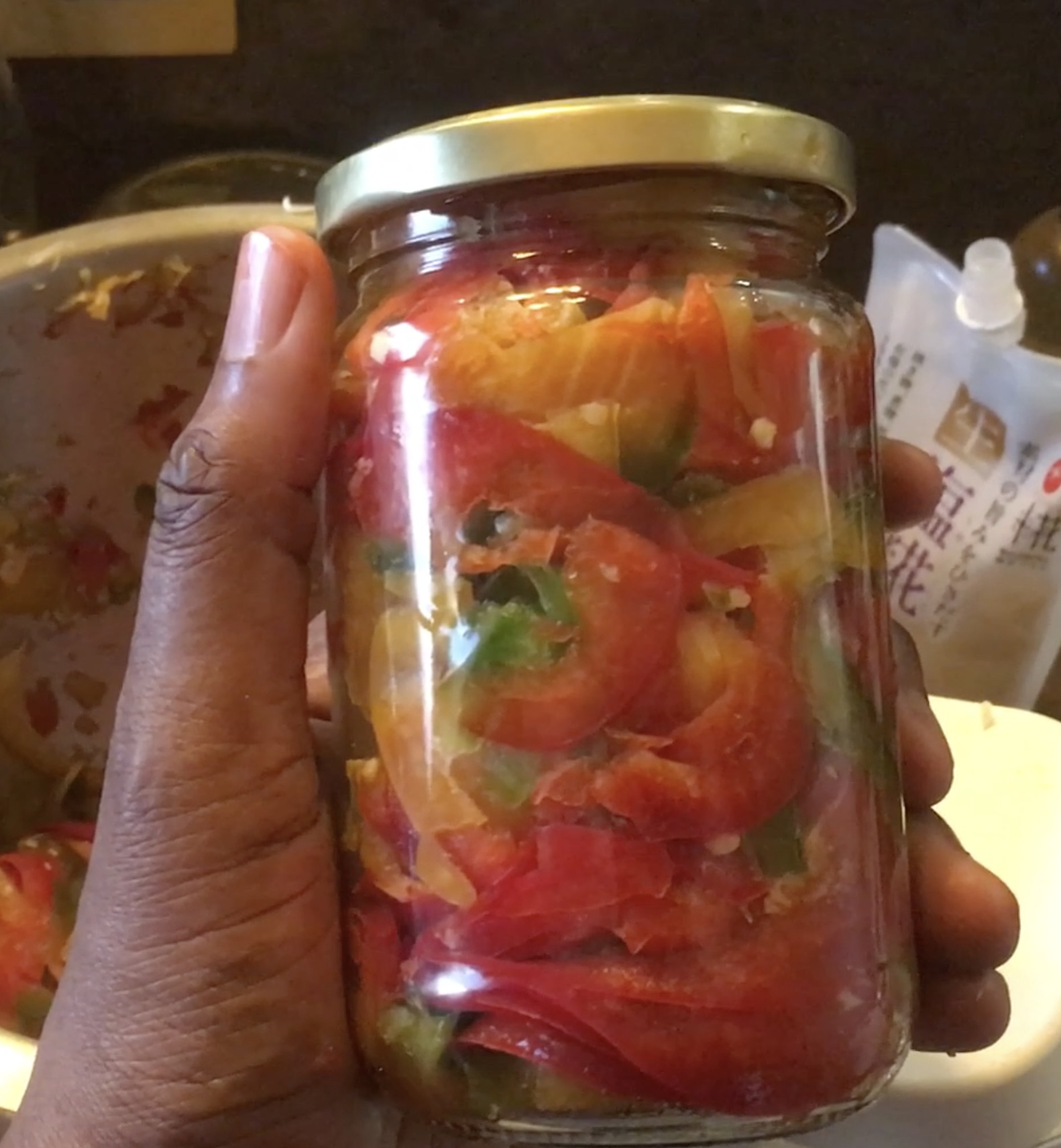 Fermented Bell Peppers Fermented Bell Peppers