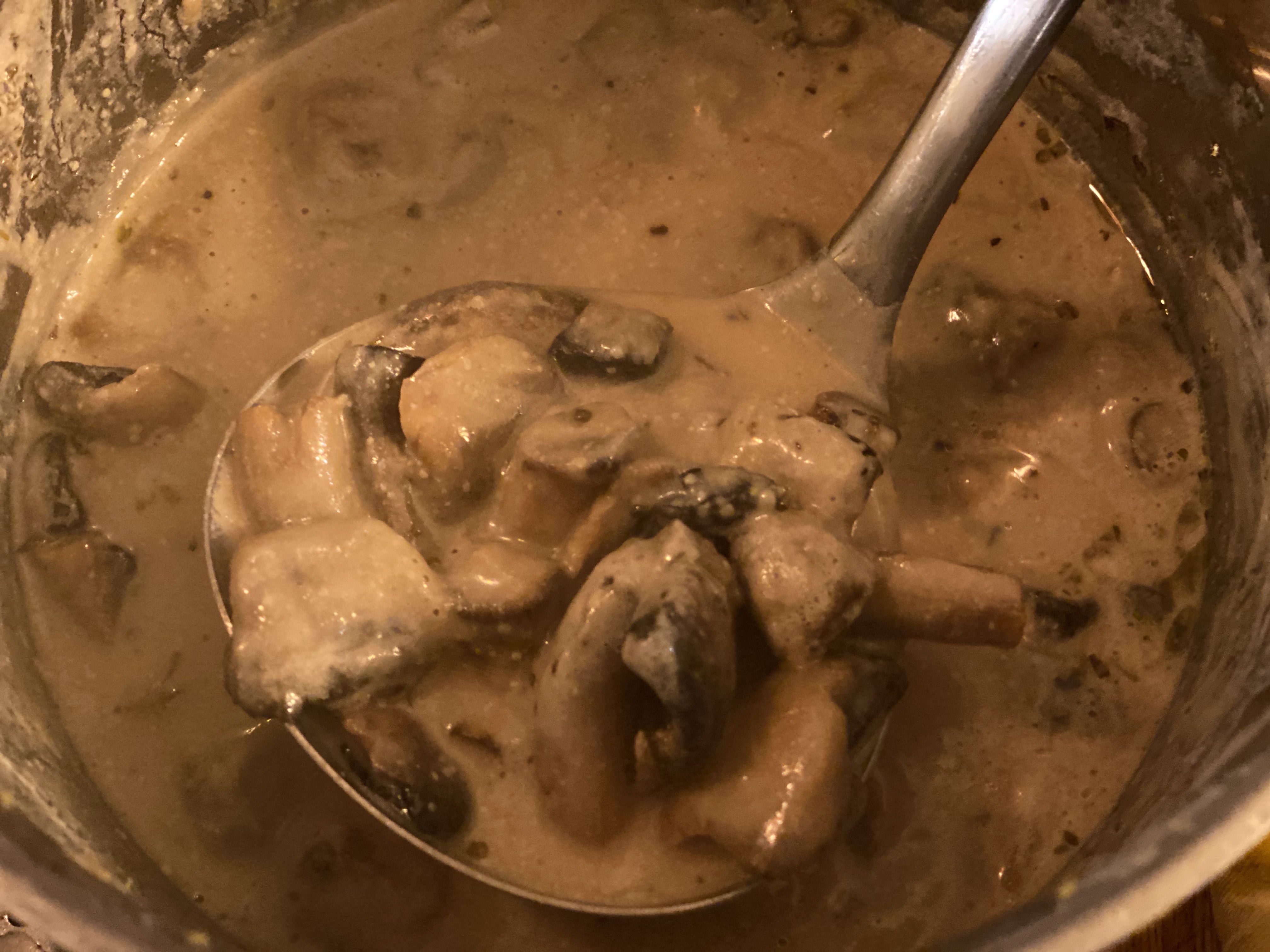 Natto and cashew fermented mushroom soup Natto and cashew fermented mushroom soup