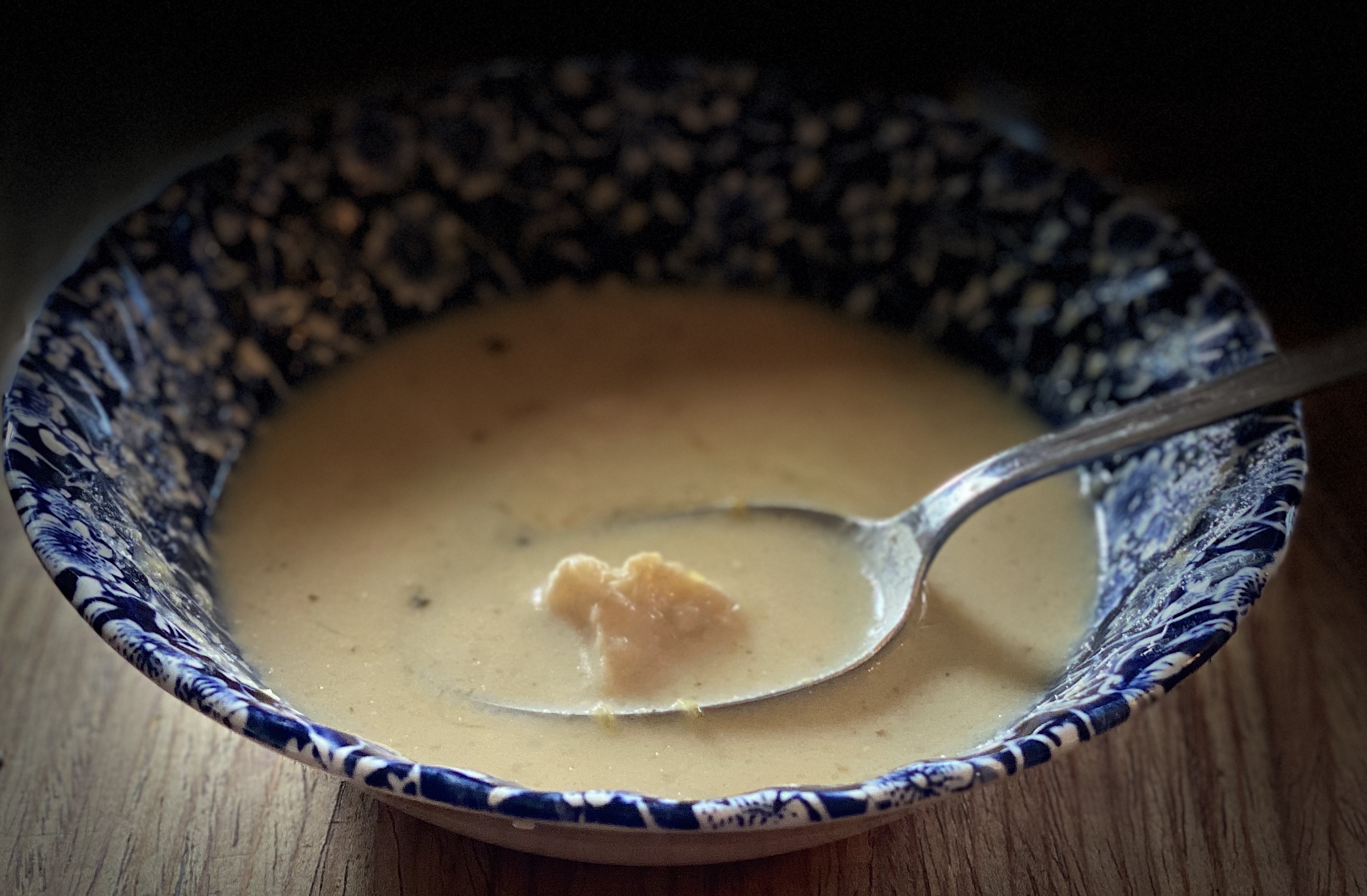 Pumpkin, cauliflower and seaweed soup Pumpkin, cauliflower and seaweed soup