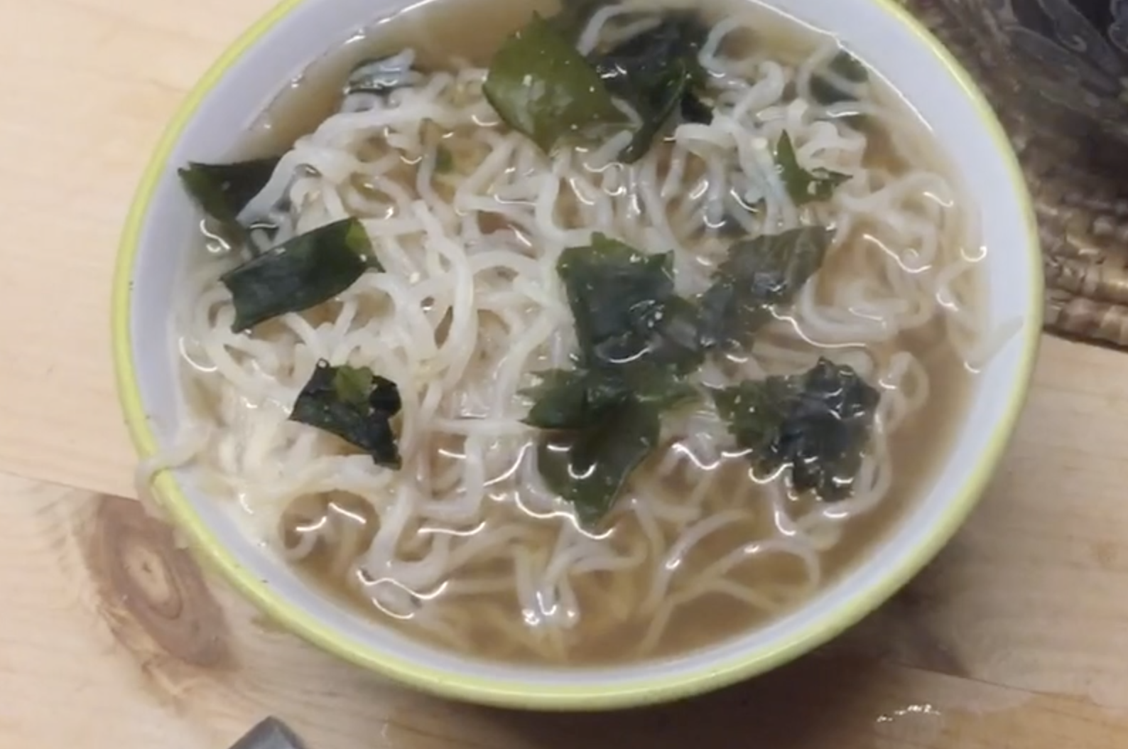 Konjac and Seaweed soup Konjac and Seaweed soup