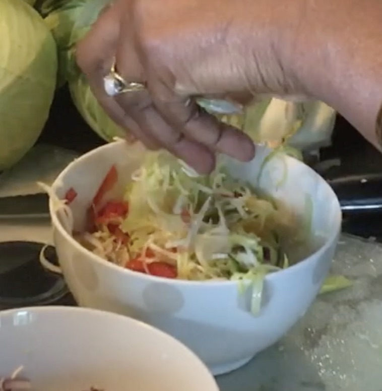 Leek and Jam Fermented Salad Leek and Jam Fermented Salad