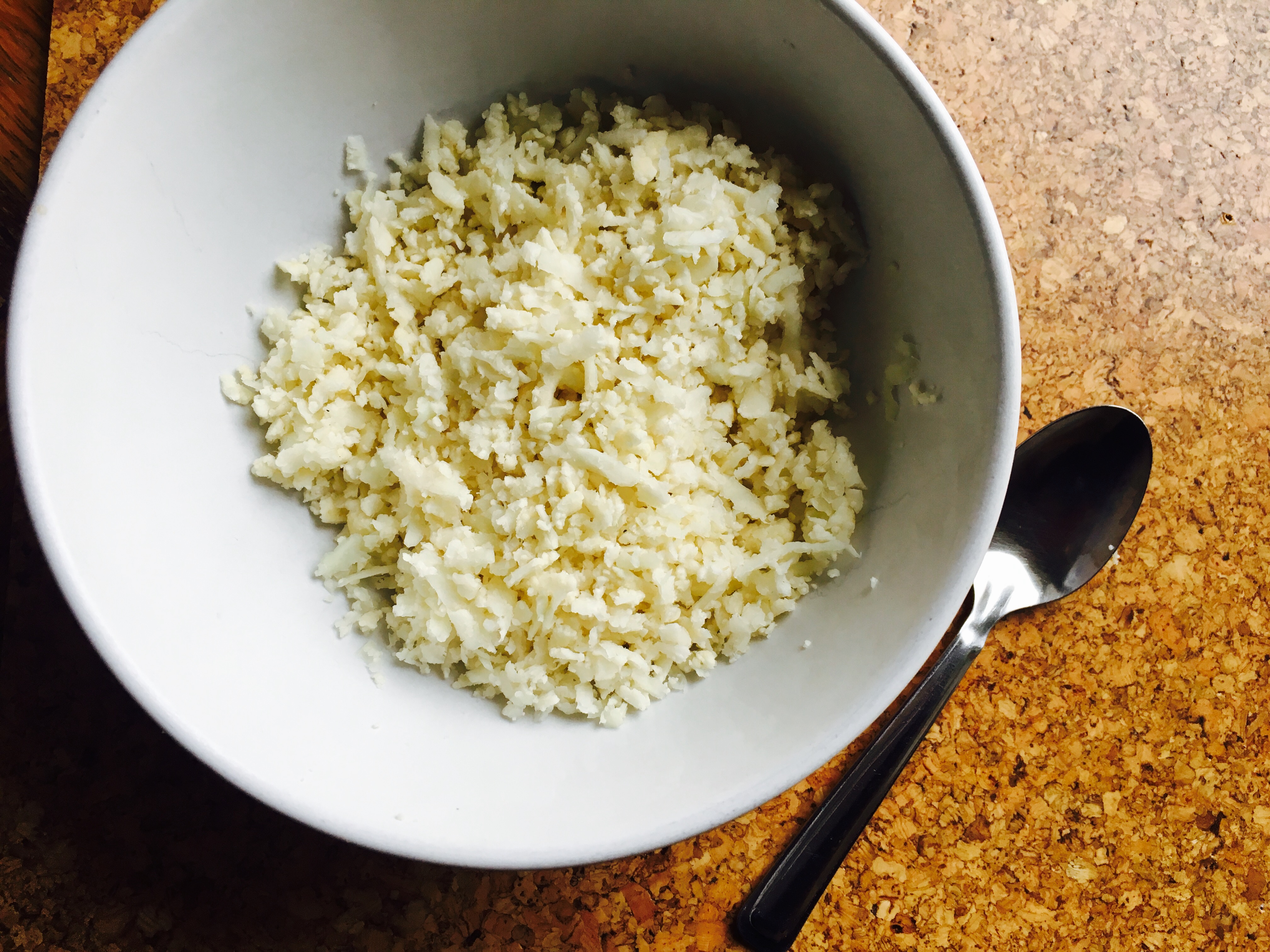 Pre-fermented cauliflower rice Pre-fermented cauliflower rice